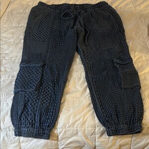 Johnny Was Navy joggers
